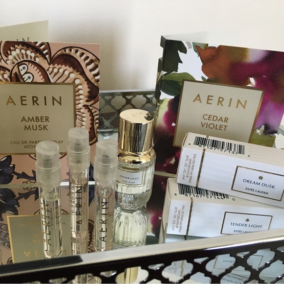 Estée Lauder assorted perfume samples. Full size lipstick & gloss. - Picture 2 of 5